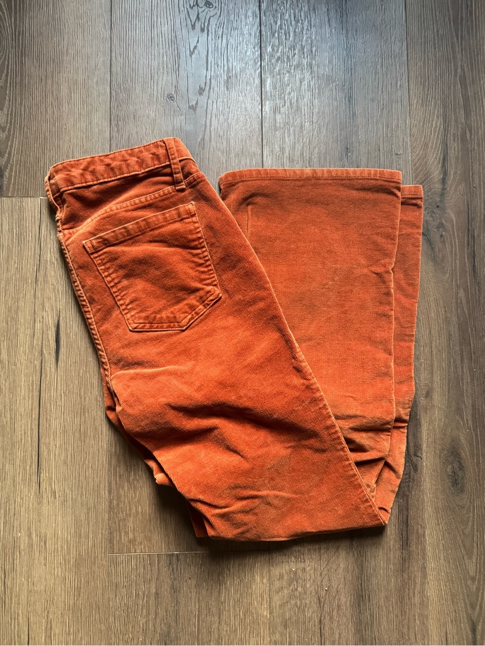 wild fable Rust Orange Corduroy Low-Rise Flare Pants